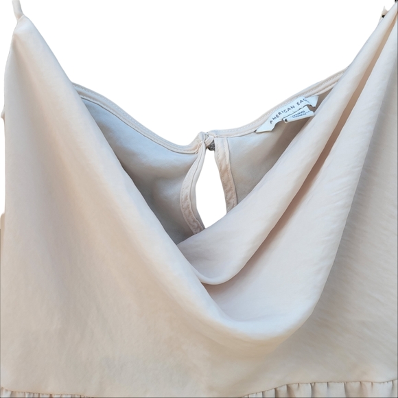 American Eagle Sphaghetti Strap Cowl Neck Babydoll top Size XL - Picture 3 of 9